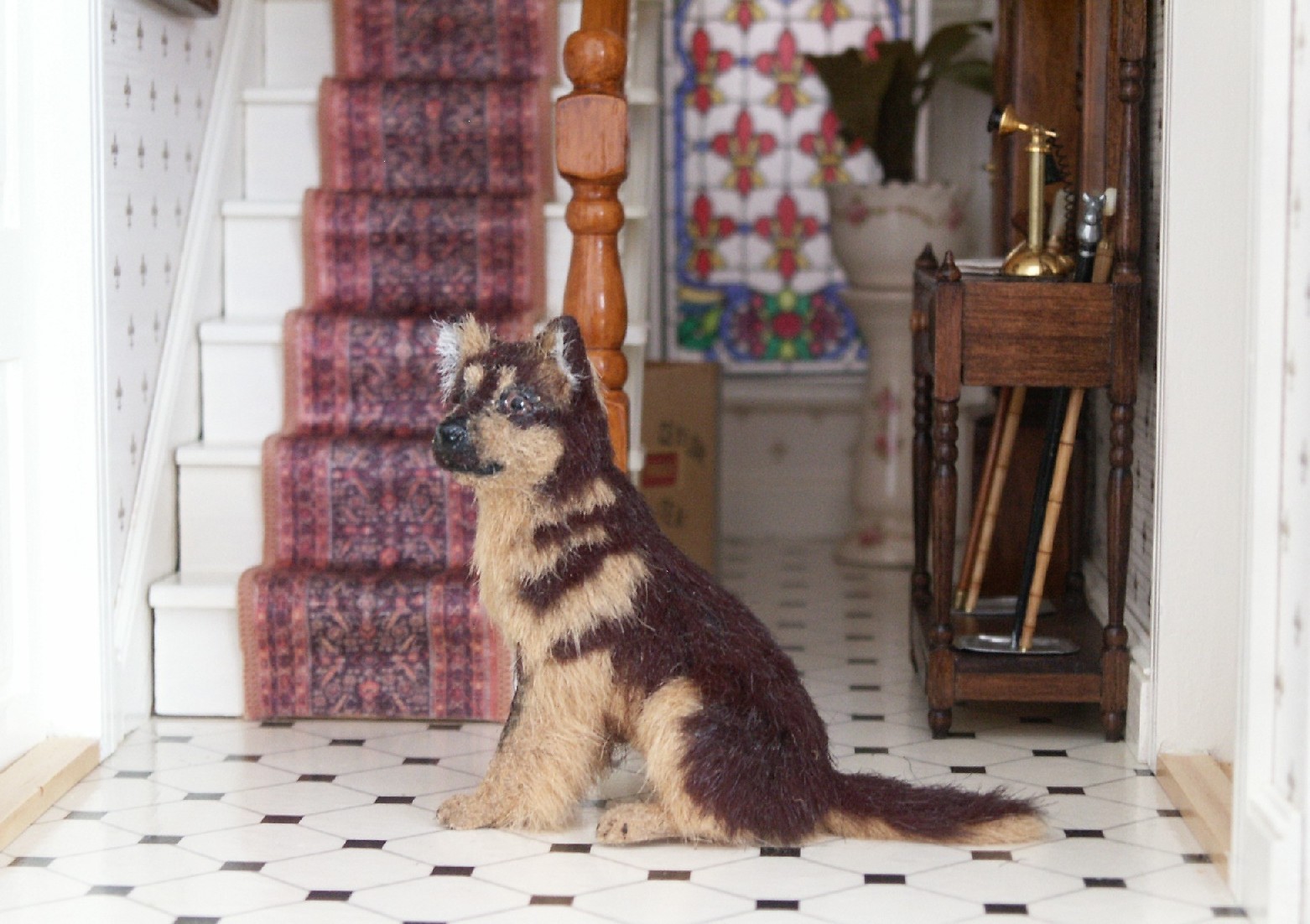 Alsatian for the dolls house