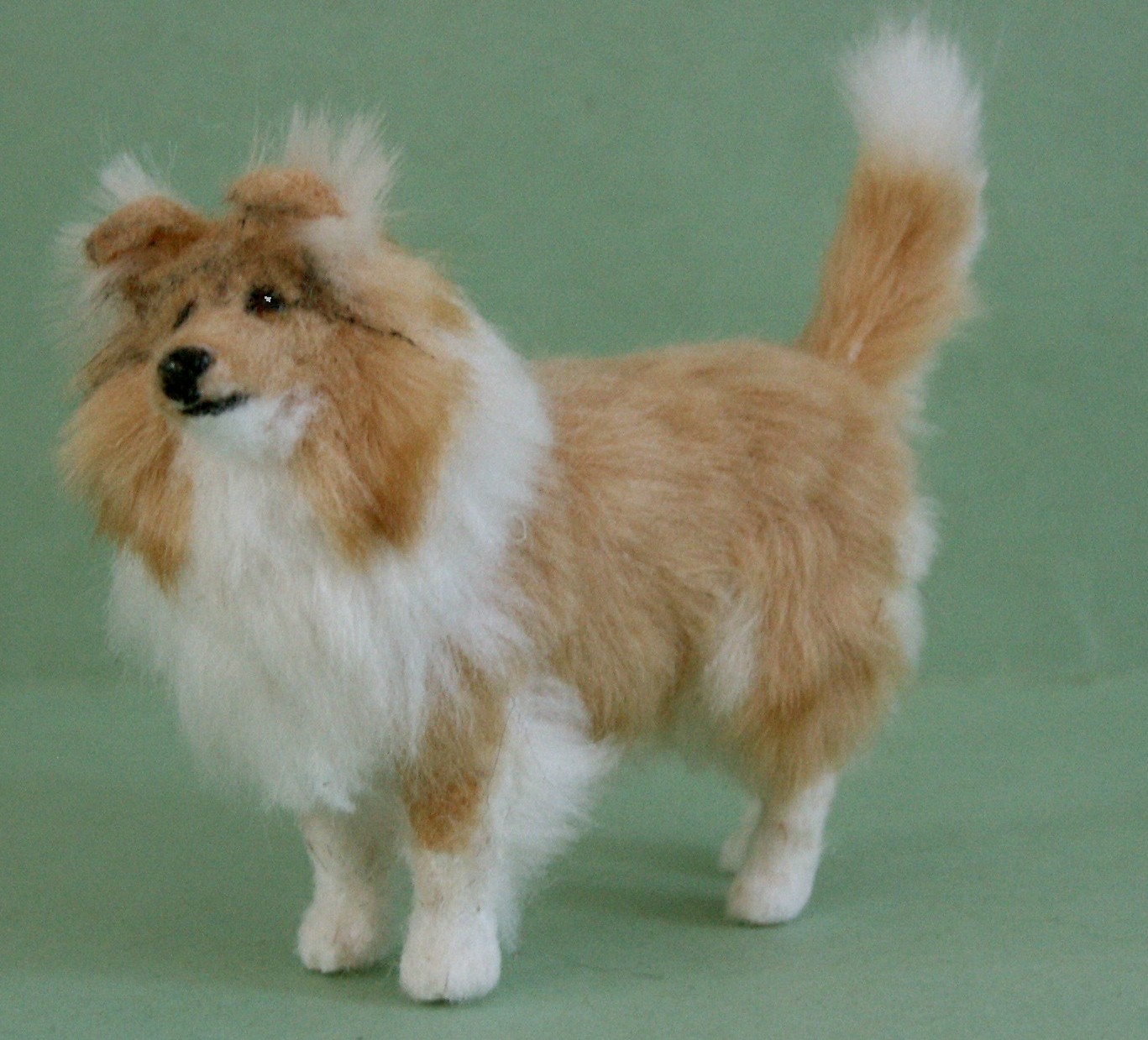 Rough collie for the dolls house