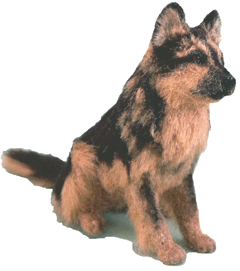 furry german shepherd