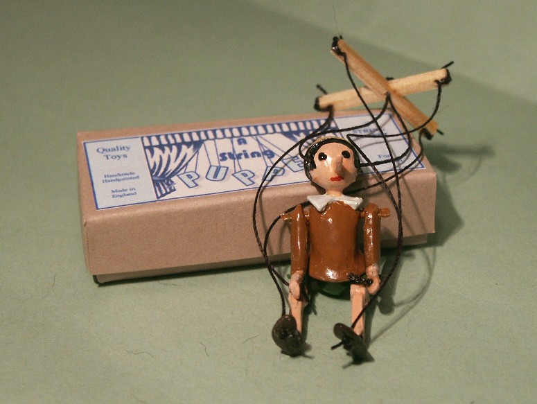 String puppet for the dolls house