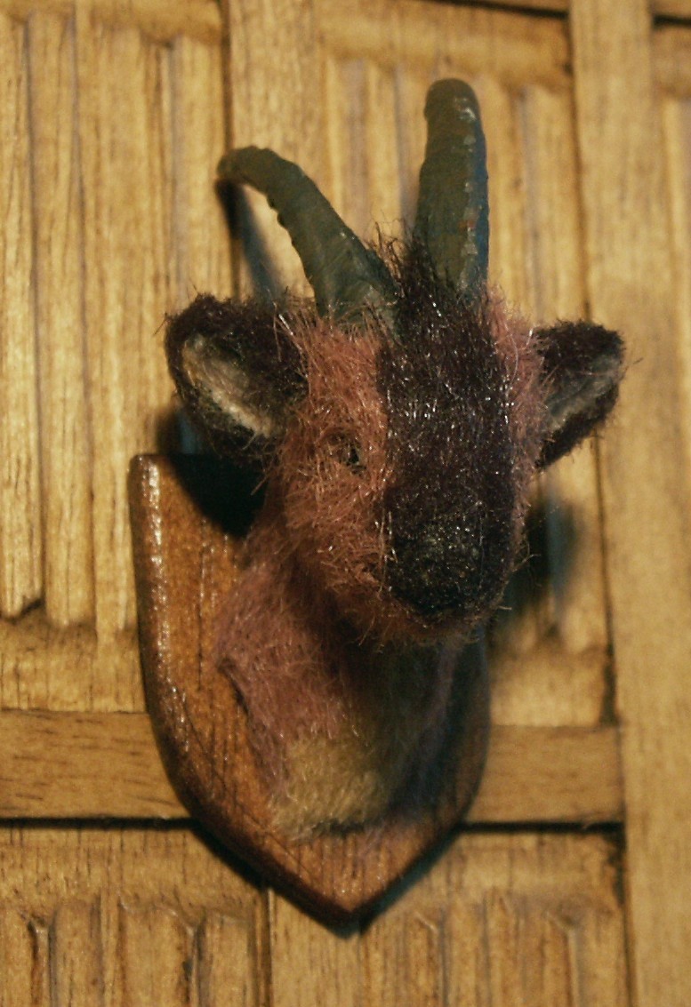 Goat head for the dolls house