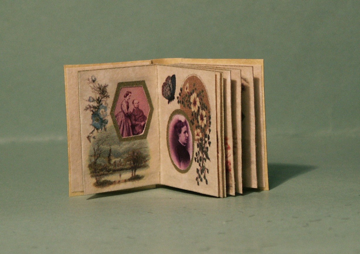 Dolls house Victorian photo album