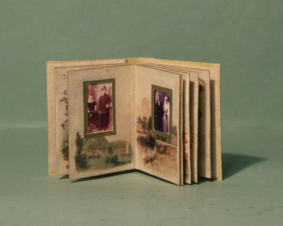 Dolls house Victorian photo album