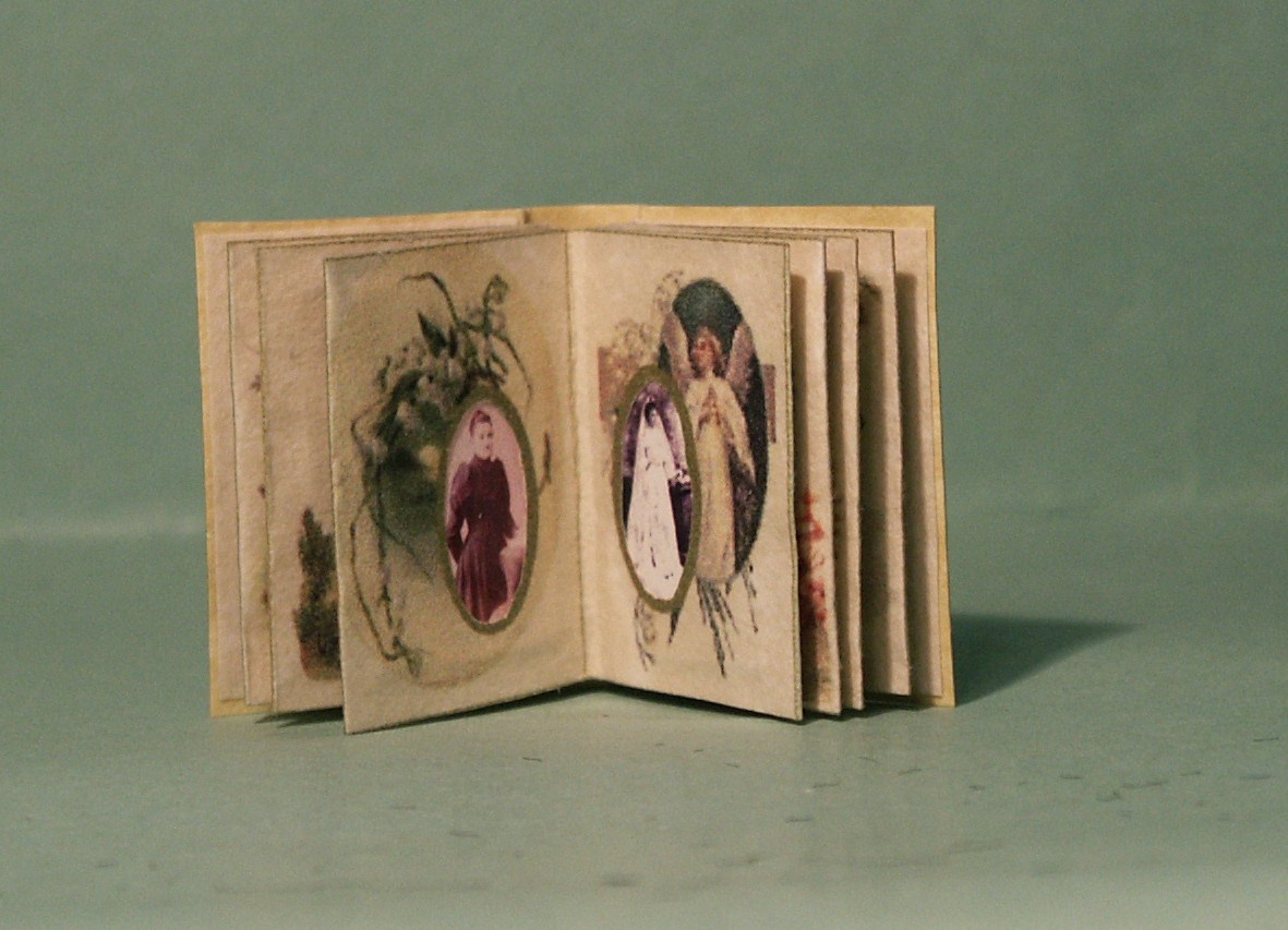 Dolls house Victorian photo album