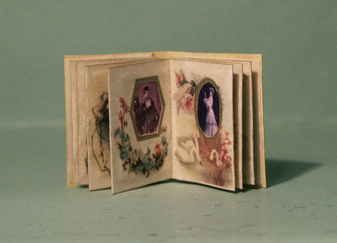 Dolls house Victorian photo album