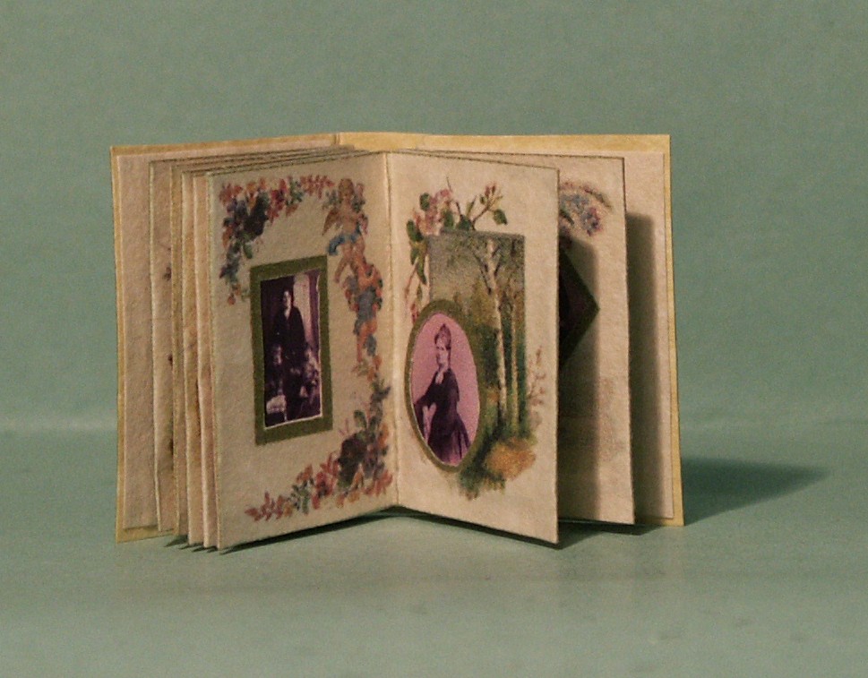 Dolls house Victorian photo album