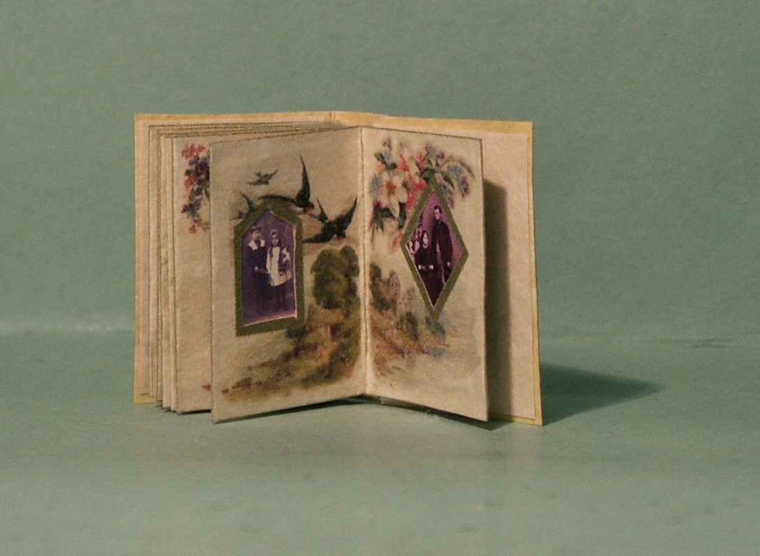 Dolls house Victorian photo album
