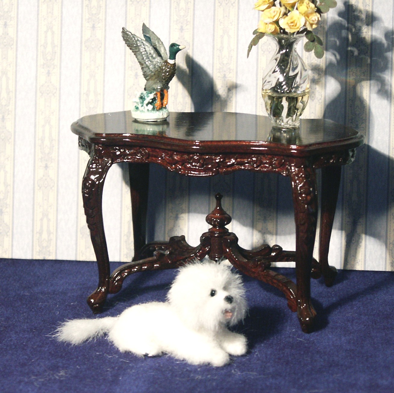 Dolls house Bichon Frise Dog