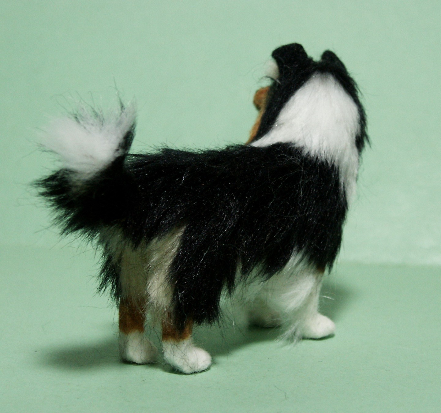 Rough collie for the dolls house