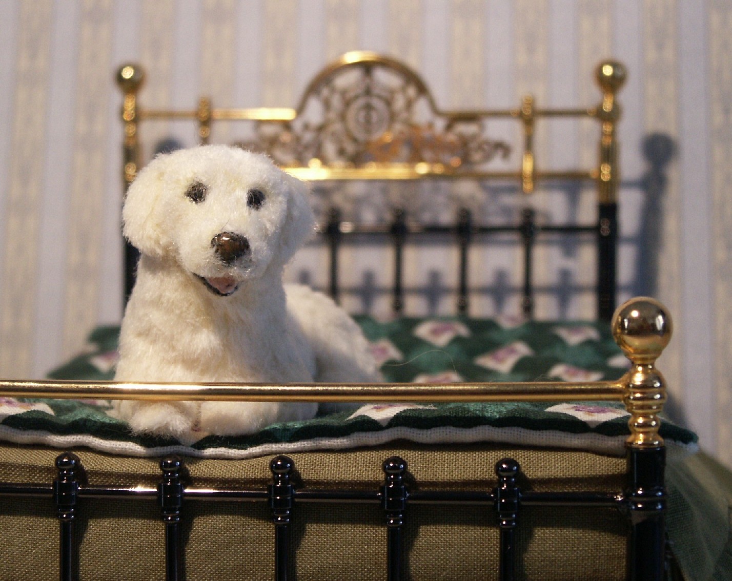 Dolls house labrador dog