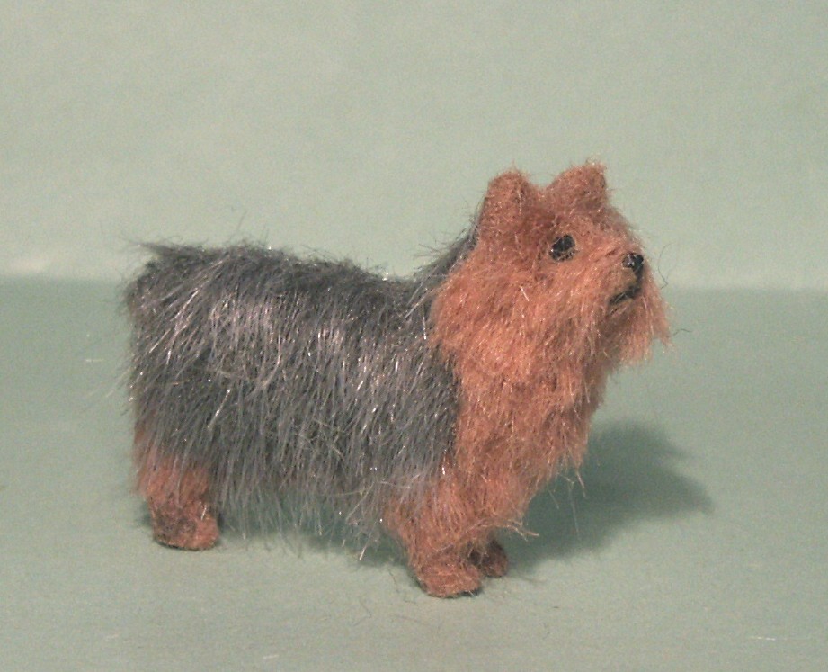 Dolls house dog yorkie