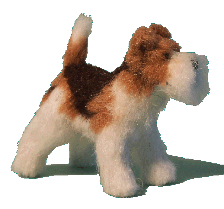 Fox Terrier for the dolls house