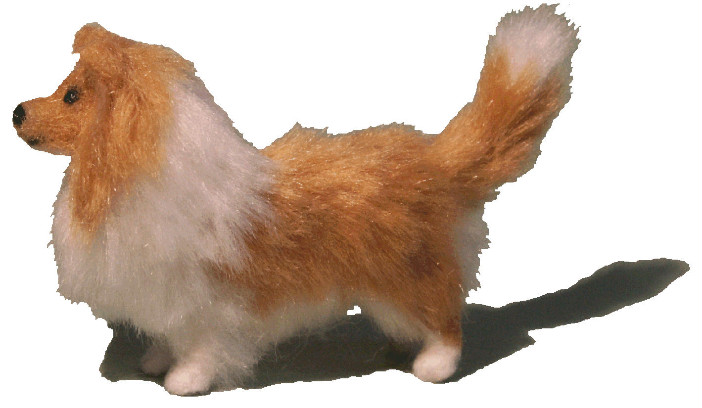 Sheltie for the dolls house