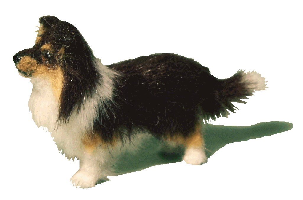 Sheltie for the dolls house