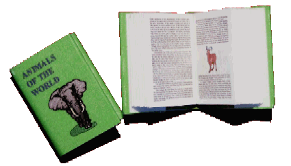 Book for the dolls house - Animals