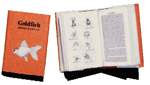 Book for the dolls house - Goldfish