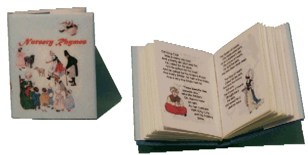 Book for the dolls house - Nursery Rhymes