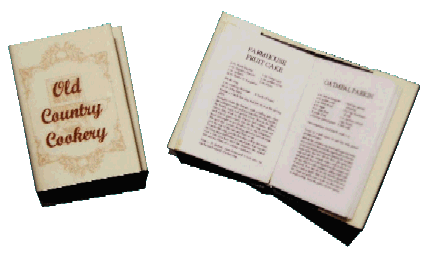Book for the dolls house - Cookery book