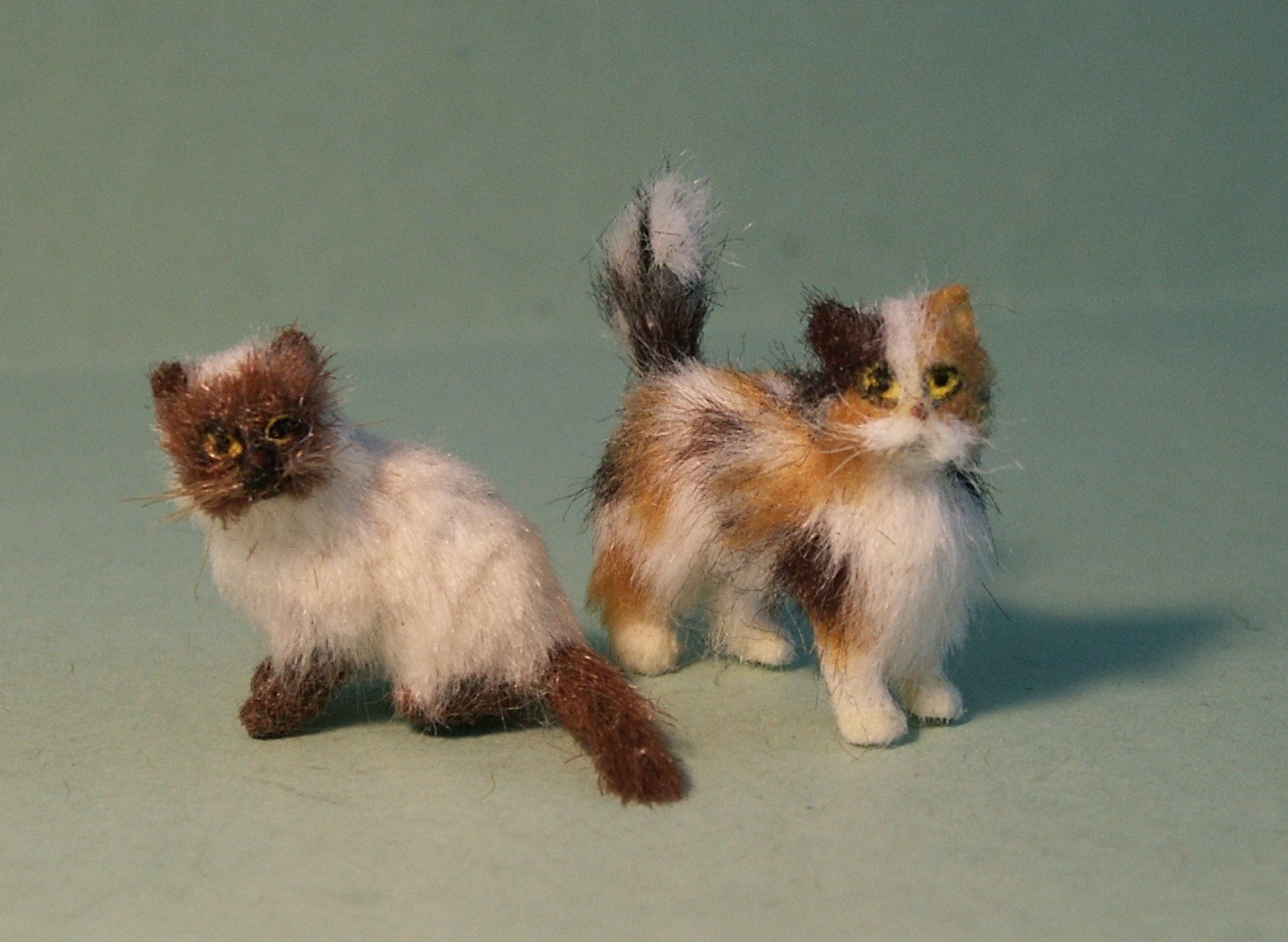 24th scale cats for the dolls house