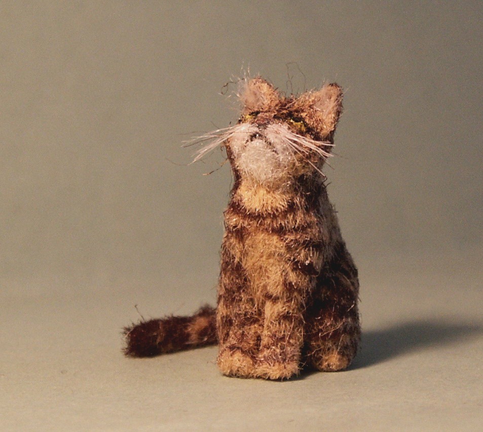 Dolls house fur cat