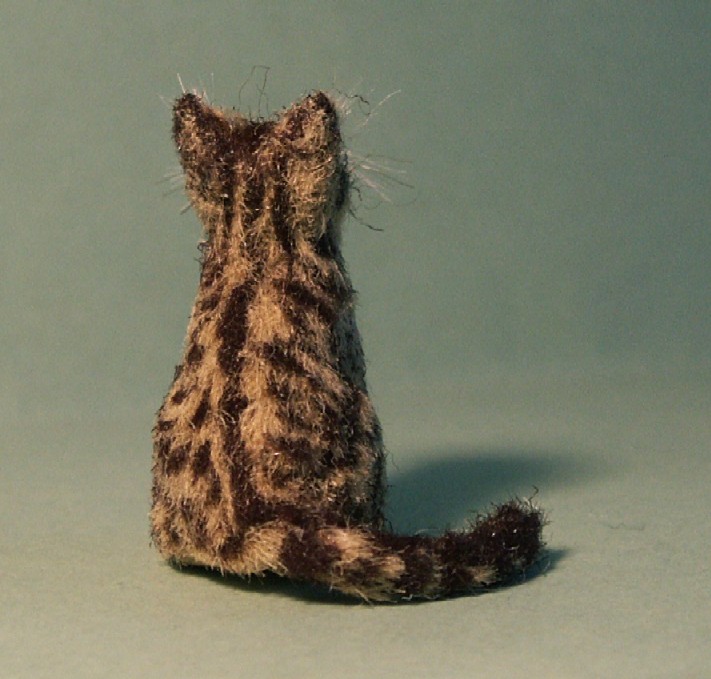 Dolls house fur cat