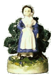 Girl flatback ornament for the dolls house