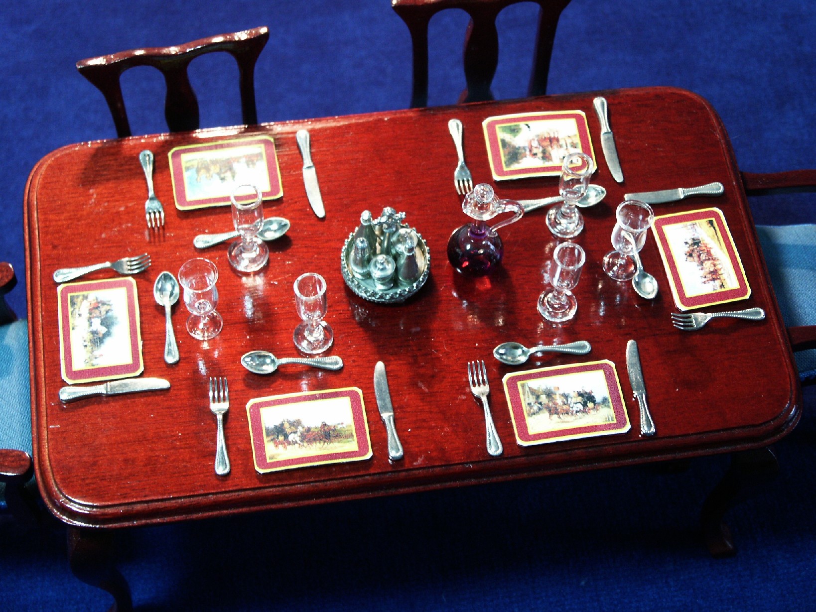 Dolls house table mats