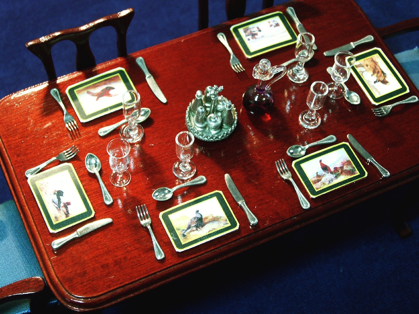 Dolls house table mats