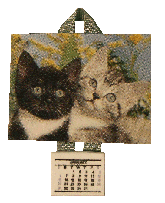 Dolls house calendar