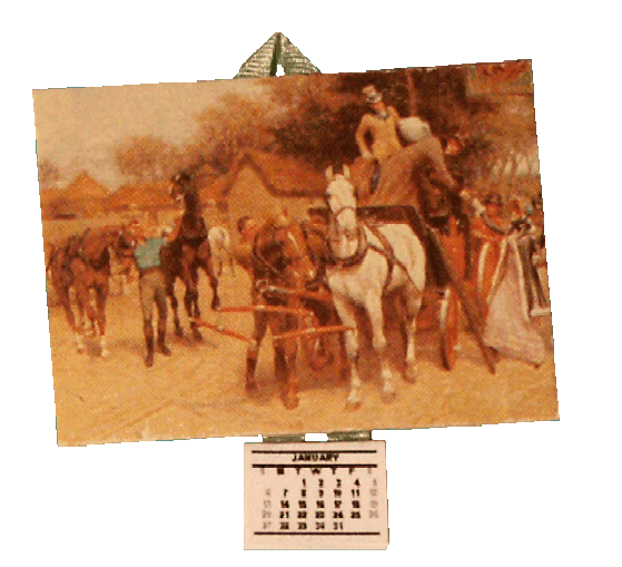 Dolls house calendar