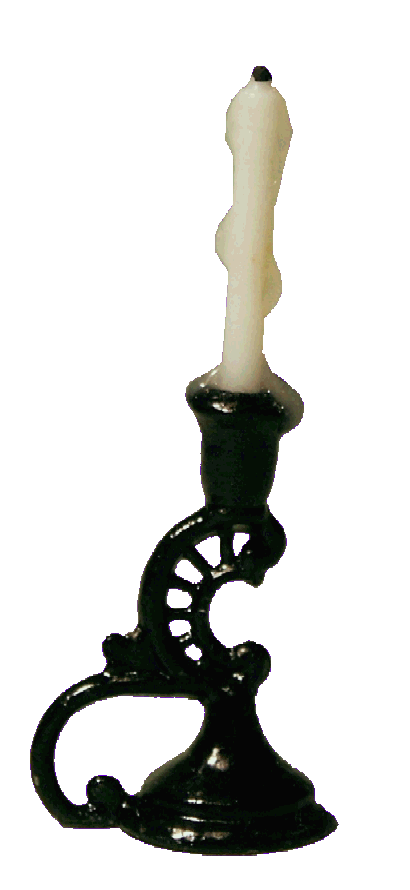 Tudor style candlestick for the dolls house